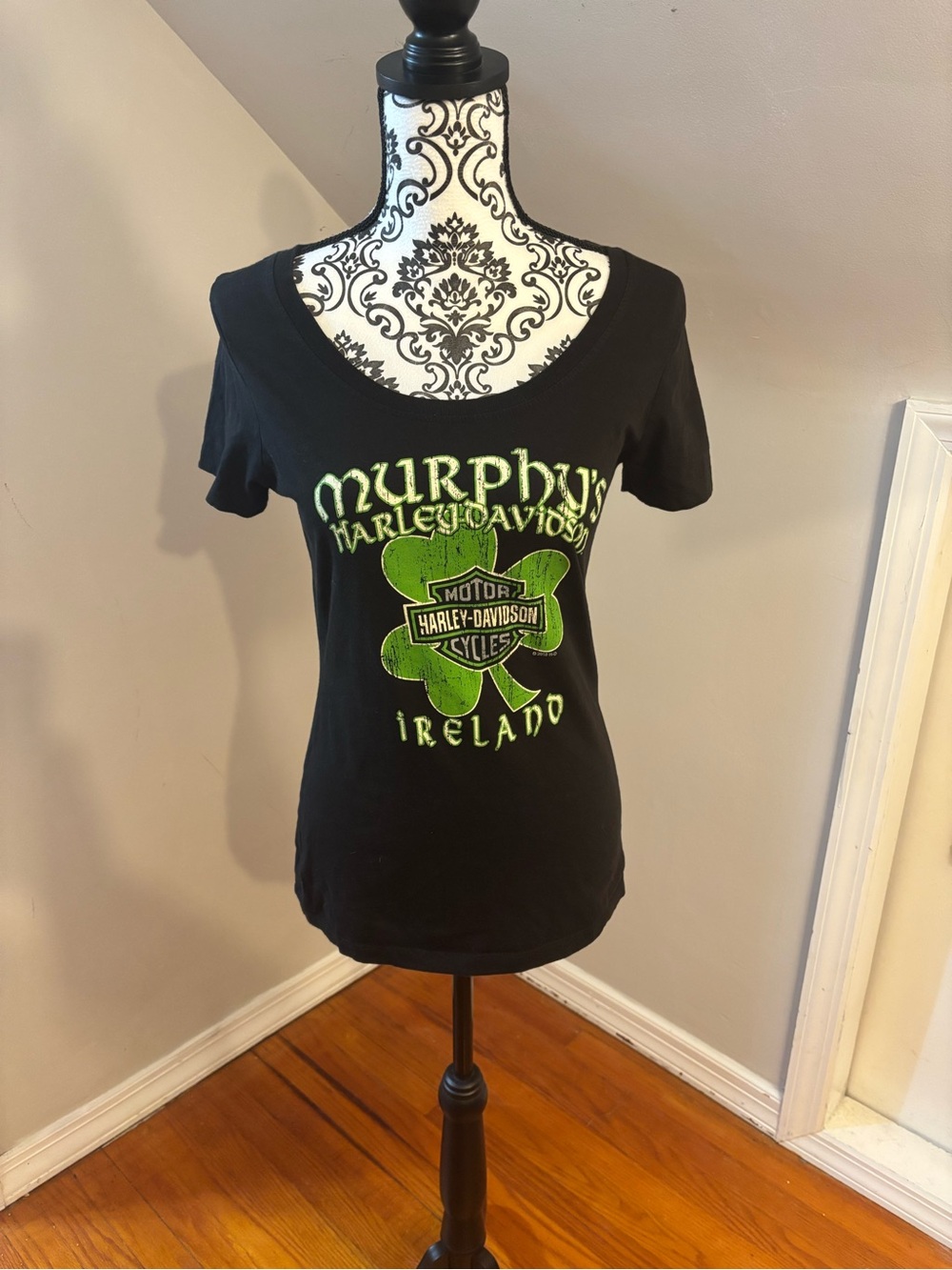 Harley-Davidson Women's Shamrock Murphy’s Ireland T Shirt Size Small